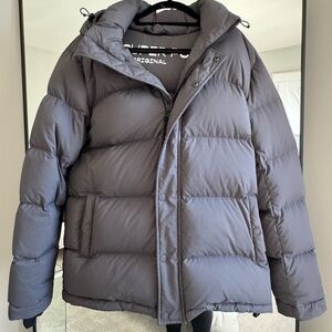 Aritzia Super Puff Coal Grey